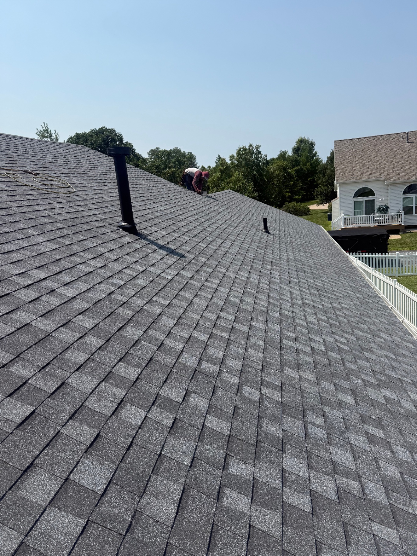 Roofing work by Rico's Contracting